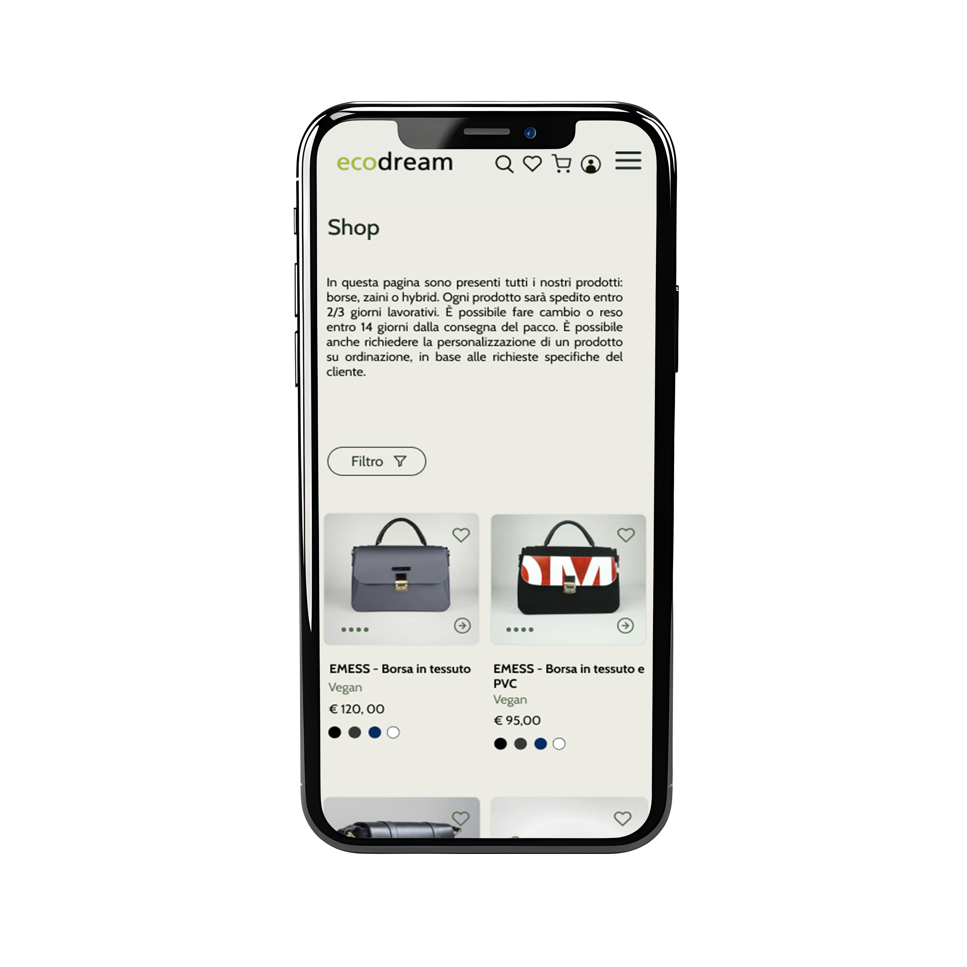 Wireframe Ecodream